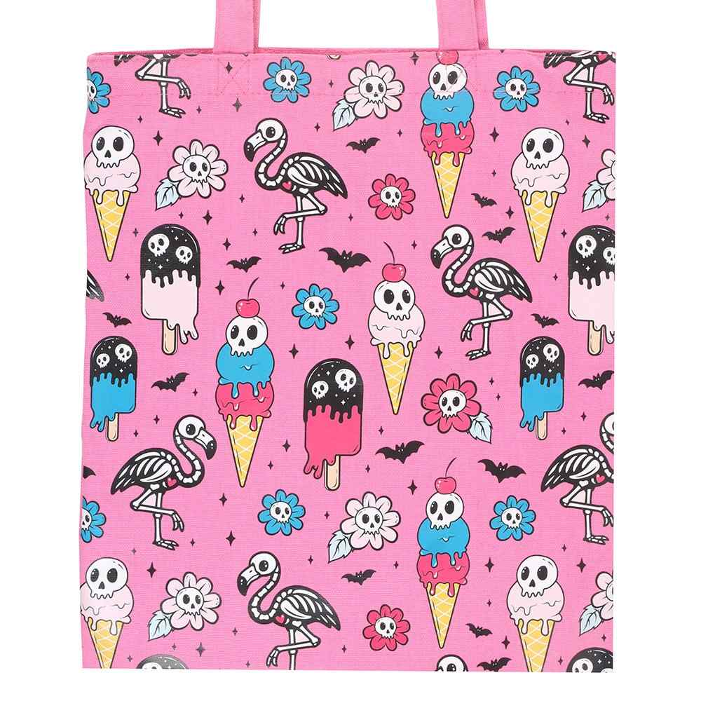 Something Different - Dead Hot Days Print Tote bag - Roze/Multicolours